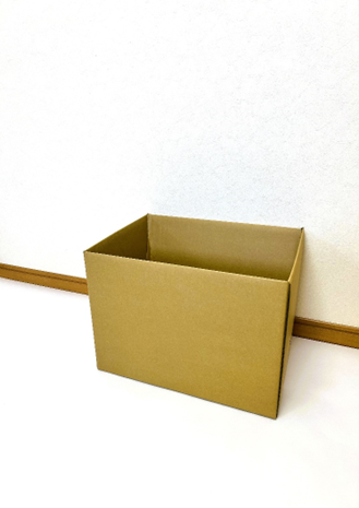 50L入る無地の茶色い段ボール